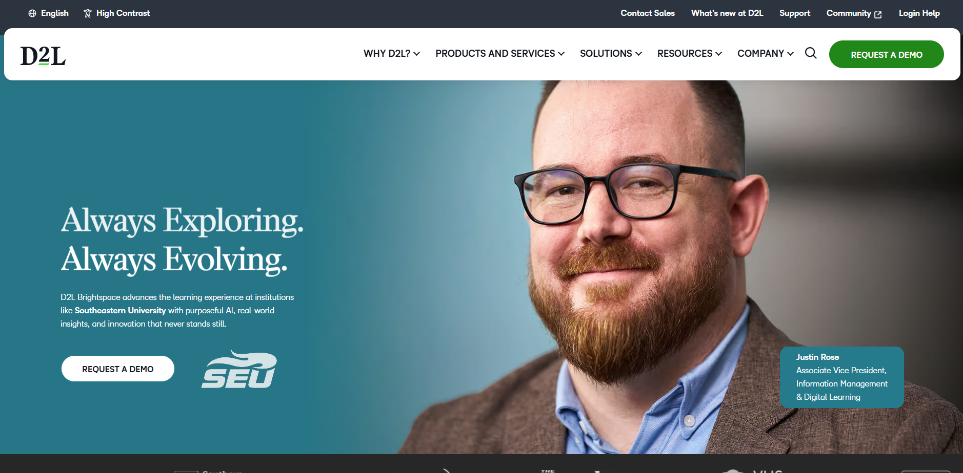 D2L screenshot